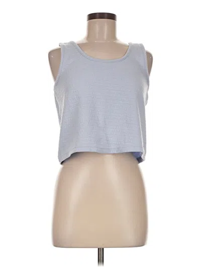 Pre-owned Tommy Hilfiger Sleeveless T-shirt In Silver