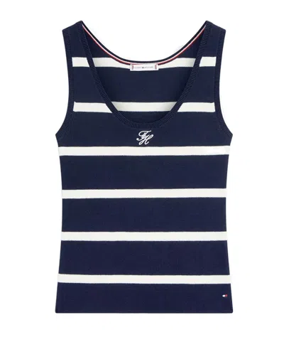 Tommy Hilfiger Sleeveless Vest In Black