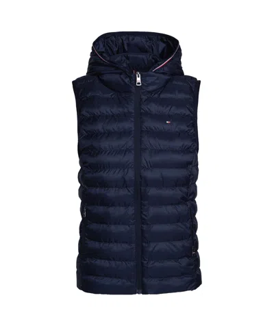 Tommy Hilfiger Sleeveless Vest In Black