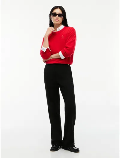 Tommy Hilfiger Slim Bootcut Ponte Pant In Black