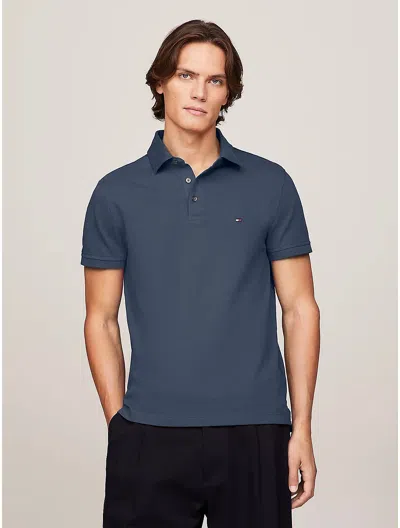 Tommy Hilfiger Slim Fit 1985 Polo In Aegean Sea