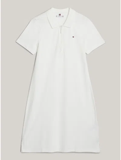 Tommy Hilfiger Slim Fit 1985 Polo Dress In Ecru