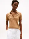 Tommy Hilfiger Slim Fit 1985 Tipped Polo In Neutral