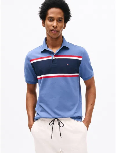 Tommy Hilfiger Slim Fit Block Stripe Polo