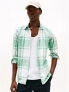 Tommy Hilfiger Slim Fit Bold Plaid Stretch Poplin Shirt