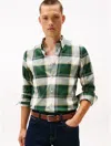 Tommy Hilfiger Slim Fit Check Stretch Herringbone Shirt In Multi