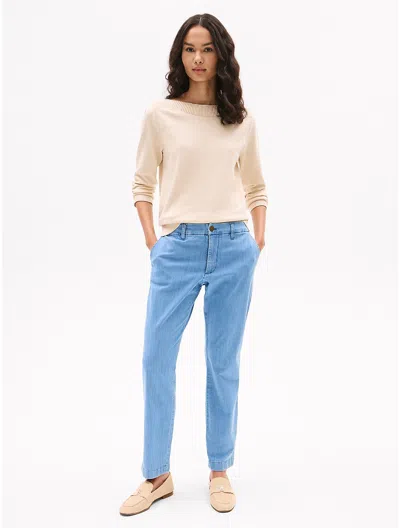 Tommy Hilfiger Slim Fit Chino In Light Wash Chambray