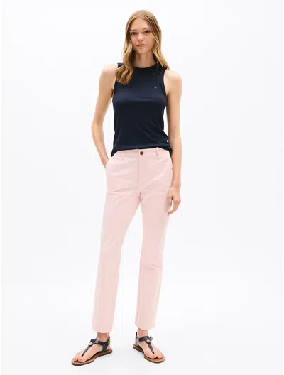 Tommy Hilfiger Slim Fit Chino In Whimsy Pink