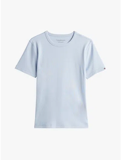 Tommy Hilfiger Slim Fit Crewneck T In Breezy Blue