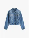 Tommy Hilfiger Slim Fit Jacket With Pockets In Denim Blue