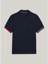 Tommy Hilfiger Slim Fit Flag Tipped Polo In Navy