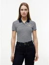 Tommy Hilfiger Slim Fit Metallic Script Monogram Polo In Multi