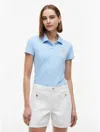 Tommy Hilfiger Slim Fit Metallic Script Monogram Polo In Blue