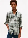 Tommy Hilfiger Slim Fit Plaid Print All In Green