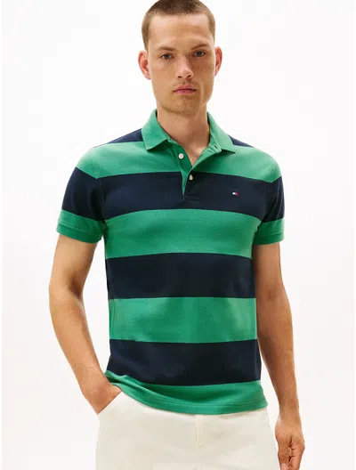 Tommy Hilfiger Slim Fit Rugby In Green