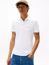 Tommy Hilfiger Slim Fit Smooth Cotton Interlock Polo In White