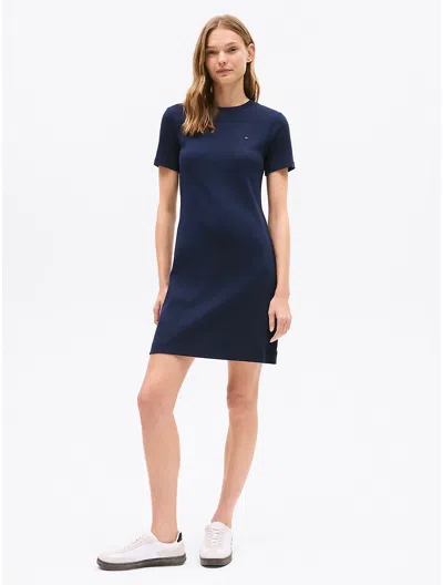 Tommy Hilfiger Slim Fit Solid Short In Navy