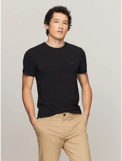 Tommy Hilfiger Slim Fit Solid T In Black