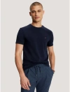 Tommy Hilfiger T-shirt With Round Neck And Short Sleeves In Navy