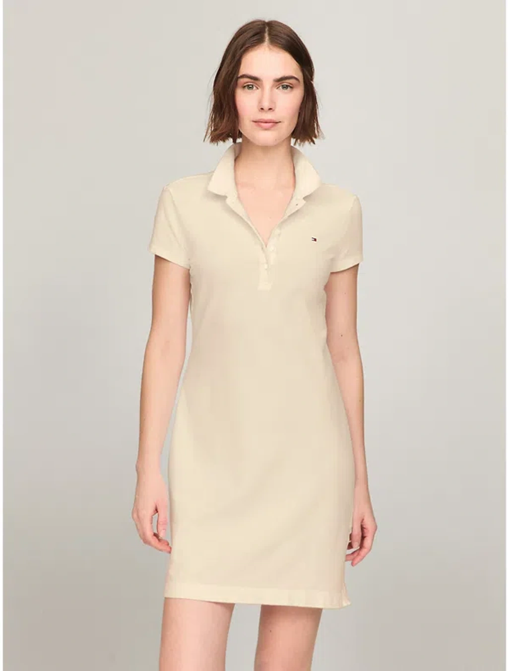 green emerald velvet dress Lacoste Women's Stretch Slim Fit Polo Dress Red – HiPOP Fashion main image 0