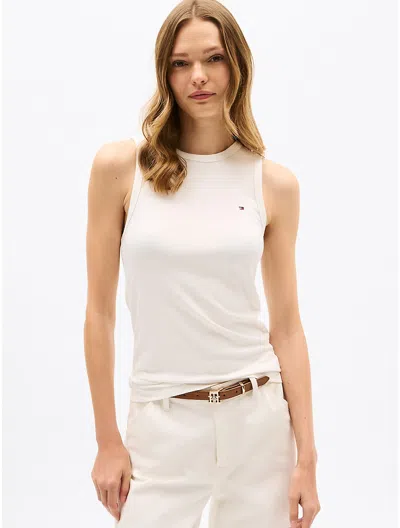 Tommy Hilfiger Slim Fit Stretch In Ecru