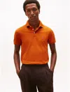 Tommy Hilfiger Slim Fit Stretch Pique Polo In Brown