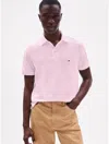 Tommy Hilfiger Slim Fit Stretch Pique Polo In Classic Pink