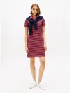 Tommy Hilfiger Slim Fit Stripe Polo Dress In Multi