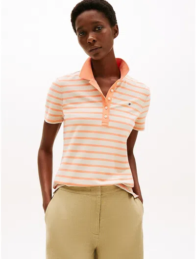 Tommy Hilfiger Slim Fit Stripe Stretch In Multi