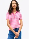 Tommy Hilfiger Slim Fit Stripe Stretch In Fandango Pink Multi