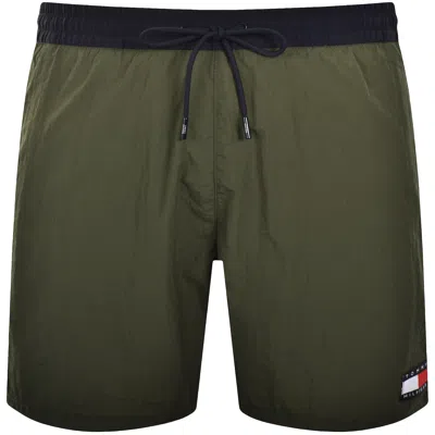 Tommy Hilfiger Slim Fit Swim Shorts Green