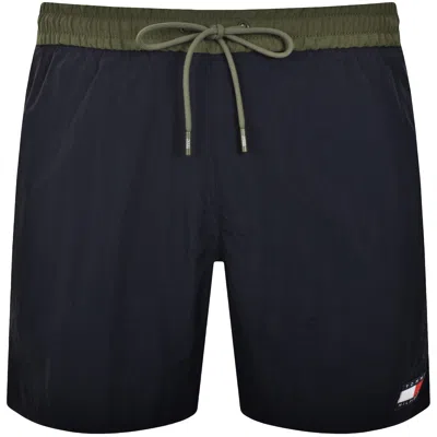 Tommy Hilfiger Slim Fit Swim Shorts Navy In Blue