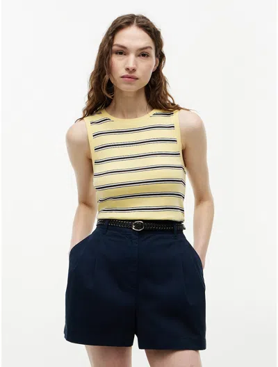 Tommy Hilfiger Slim Fit Tank Top In Yellow