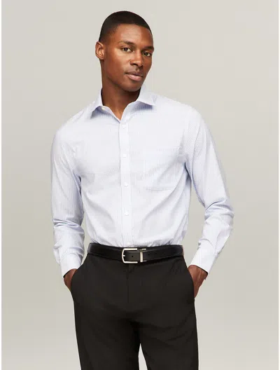 Tommy Hilfiger Slim Fit Thflex Check Dress Shirt In Blue