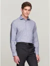 Tommy Hilfiger Slim Fit Thflex Check Dress Shirt In Peacoat