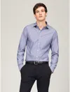 Tommy Hilfiger Slim Fit Thflex Stripe Dress Shirt In Blue