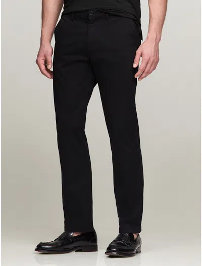 Tommy Hilfiger Slim Fit Thflex Tommy Chino In Black