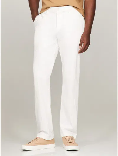 Tommy Hilfiger Slim Fit Thflex Tommy Chino In Optic White | ModeSens