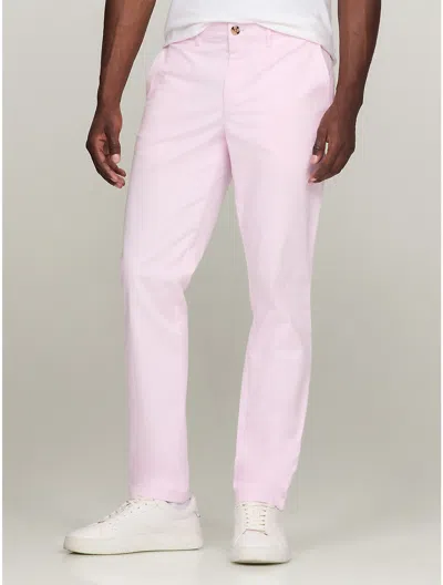 Tommy Hilfiger Slim Fit Thflex Tommy Chino In Simple Pink