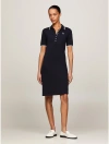 TOMMY HILFIGER SLIM FIT TIPPED POLO DRESS