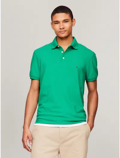 Tommy Hilfiger Slim Fit Tommy Polo In Palm Leaf