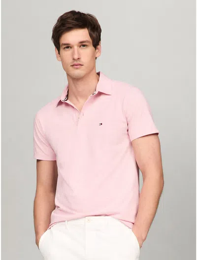 Tommy Hilfiger Slim Fit Weekend Polo In Pink Heather