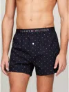 Tommy Hilfiger Slim Fit Woven Boxer In Mineral