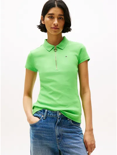 Tommy Hilfiger Slim Fit Zip Polo