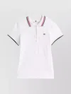 Tommy Hilfiger Slim Polo Collar Contrast Trim In White