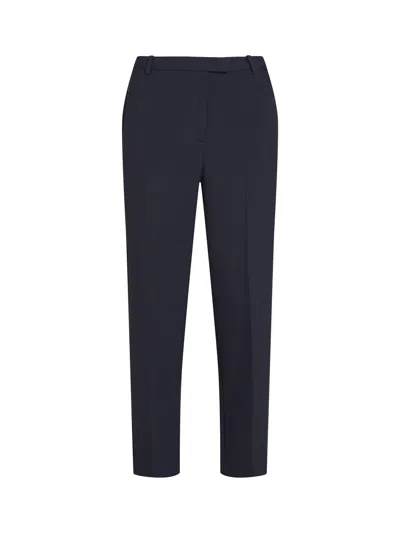 Tommy Hilfiger Slim Straight Trousers In Dark Night Navy