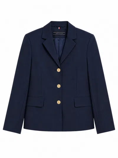 Tommy Hilfiger Slim-fit Blazer In Blue