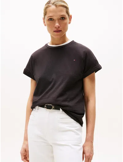 Tommy Hilfiger Slub Cotton Crewneck T