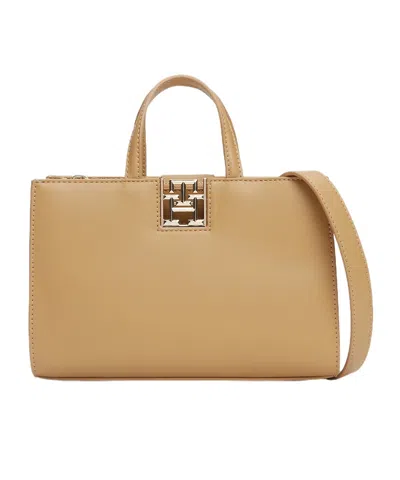 Tommy Hilfiger Small Cross-strap Cross-body Bag In Nude
