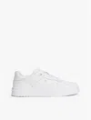 Tommy Hilfiger Smooth Leather Cupsole Sneaker In White